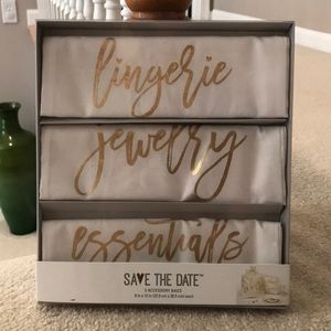 Save the Date - 3 accessory bags